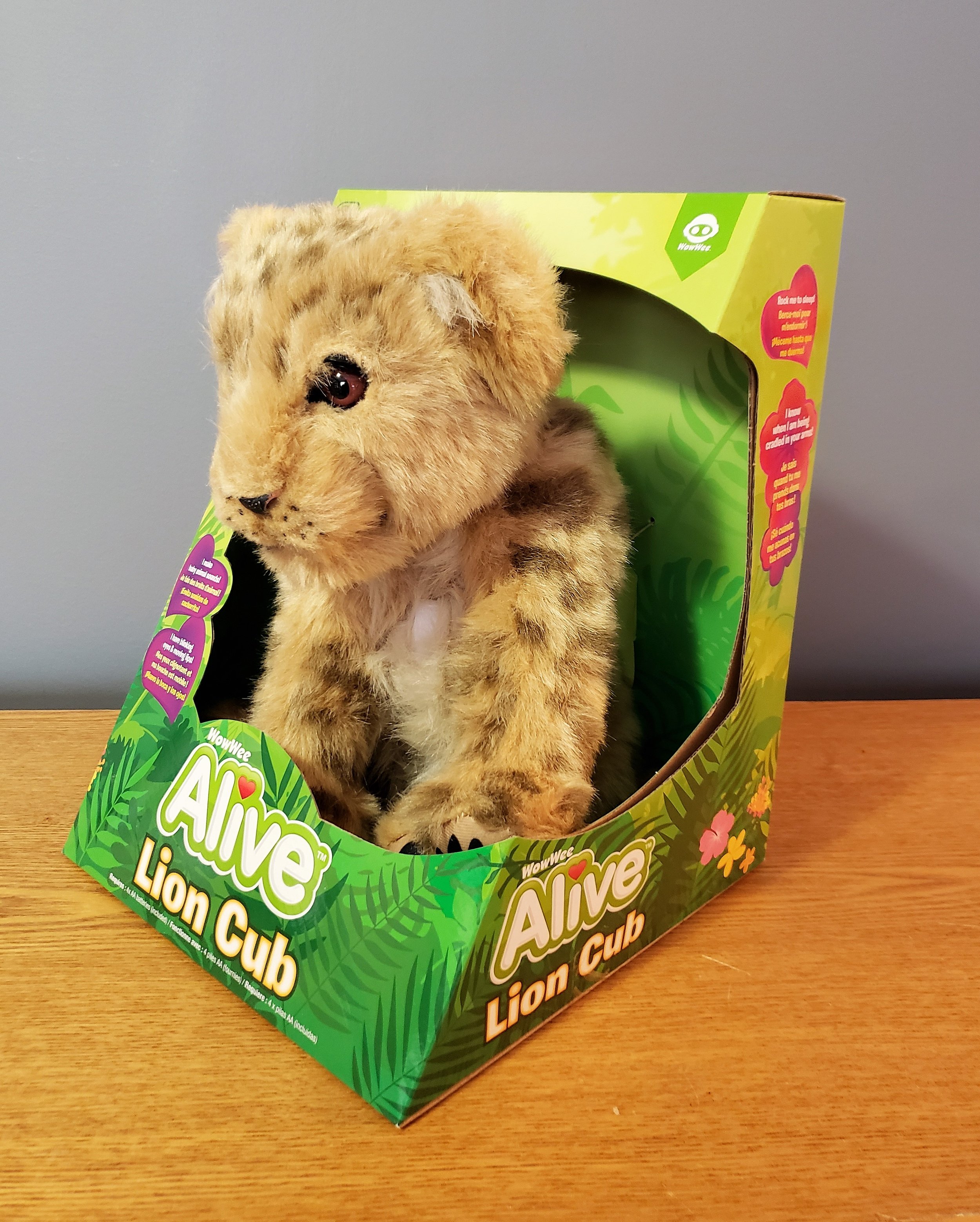 Alive lion cub toy shop